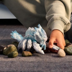 Figurina Eiskrabbe Schleich 70838, 21 x 13 x 11 cm, Culoare Gletser Albastru - Img 2