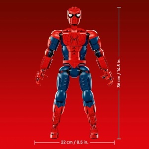 Figurina LEGO Marvel Spider-Man 76346, 36 cm, 813 piese, foarte mobil - Img 6