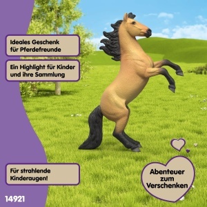 Figurina Mustang Hengst Schleich 14921 15 x 4 x 11 cm Detalii realiste - Img 6