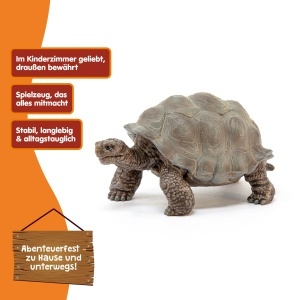 Figurina Razboinica din Plastic Schleich WILD LIFE - Broasca testoasa uriasa, 8 x 4 x 4 cm - Img 4