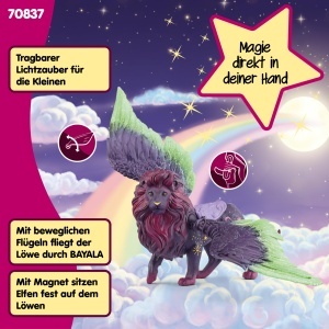 Figurina Schleich BAYALA Mondlowa cu Aripi Luminose, 28 x 14 x 13 cm - Img 4