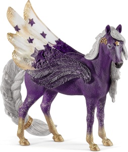 Figurina Schleich Pegasus Stute cu aripi lila, 13 x 4 x 13 cm - Img 1