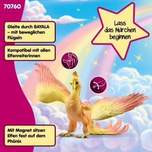 Figurina Schleich Phoenix 70760, 16 x 10 x 13 cm, cu aripi mobile si detalii stralucitoare - Img 4