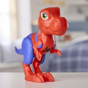 Figurina Spidey-Rex Marvel, 22,8 cm, Culoare Rosie, Pentru Copii 3 - Img 7