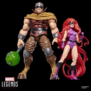 Figurine de Actiune Marvel Legends Medusa si Gorgon, 15 cm, 6 Accesorii - Img 3