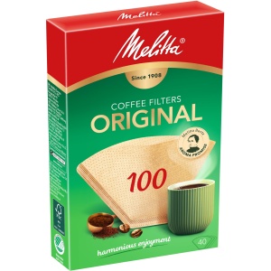 Filtre cafea Melitta Original 100 maro FSC-certificat 40 bucati