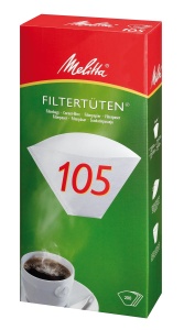 Filtru cafea Melitta PA 105, 200 bucati, alb - Img 2