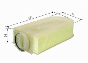 Filtru de aer Bosch S0133 pentru masini - rezistenta mare la umiditate si durabilitate - Img 3