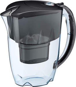 Filtru de apa AQUAPHOR Jasper Black incl. 1 filtru MAXFOR+ I Reduce calcarul si clorul I Carafe pentru filtru de apa de masa de 2,8 l I Se potriveste in usa frigiderului - Img 6