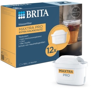 Filtru de apa BRITA MAXTRA PRO Extra Kalkschutz - 12 cartuse, eficienta ridicata