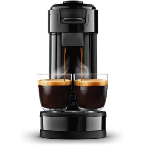 Filtru de cafea Philips Senseo Switch Pad Filter tehnologie de preparare 2 in 1 rezervor de apa de 1 litru 7 cani intr-o singura trecere lac de pian n - Img 2