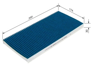 Filtru de habitaclu Bosch A8585 FILTERpro - eficient impotriva polenului, bacteriilor si virusilor - Img 5