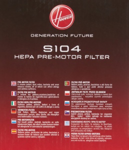 Filtru Hepa Hoover 35600990 S104 pentru aspiratoare, eficienta ridicata - Img 5