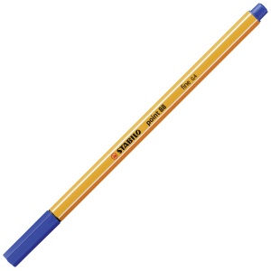 Fineliner STABILO point 88, 0.4 mm, culoare portocalie, cu varf metalic - Img 2
