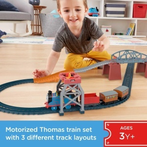 Fisher-Price Thomas HGX64 Set Tren 3-in-1 pentru Copii 3 Ani - Img 2