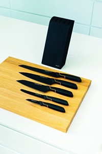 Fiskars Edge 1003099 Bloc de cutite cu 5 cutite Birkenholz Negru - Img 12