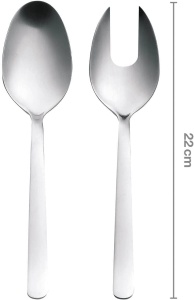 Fiskars Salatbesteck Functional Form 1002960 ArgintiuMatt Otel de calitate - Img 2
