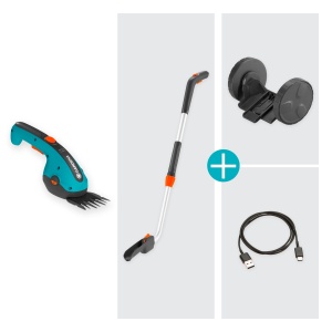 Foarfeca electrica pentru iarba Gardena ClassicCut Li, 8 cm latime, telescopica, cu LED - Img 5