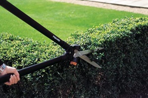 Foarfeca multifunctionala pentru gard viu si gazon Fiskars PowerLever GS53, lungime 91 cm, negruportocaliu - Img 11