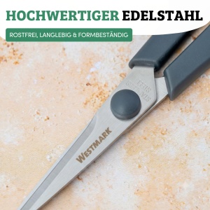 Foarfeca multifunctionala Westmark 14 cm - din otel inoxidabil, negrurosu - Img 8