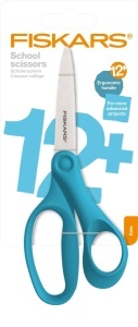 Foarfeca pentru copii Fiskars, 18 cm, din otel inoxidabil, culoare turcoaz - Img 7