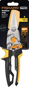 Foarfeca pentru tabla Fiskars PowerGear 25 cm, negruportocaliu, 40 mai multa putere - Img 7