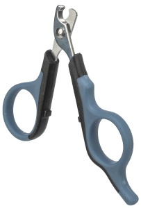 Foarfeca pentru unghii TRIXIE 8 cm, inox, maner antiderapant, negrualbastru - Img 4