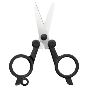Foarfeca pliabila Fiskars ReNew, 11 cm, neagra, din otel reciclat - Img 4
