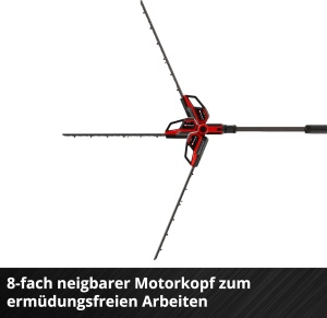 Foarfeca telescopica pentru gard viu Einhell GP-HH 1850 Li T BL-Solo, motor fara perii, lungime ajustabila 220-290 cm - Img 8