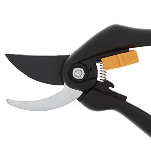 Foarfece de gradina Fiskars Bypass pentru ramuri si crengute proaspete, acoperite cu ecran antiaderent, lame din otel de inalta calitate, lungime: 20 cm, negru/portocaliu, SingleStep, P26, 1000567 - Img 10