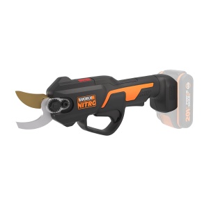 Foarfece de taiere fara fir Worx NITRO WG330E.9 20V - Taiere fara efort datorita actionarii electrice, Motor fara perii, fara baterie si incarcator, Negru/Portocaliu - Img 1