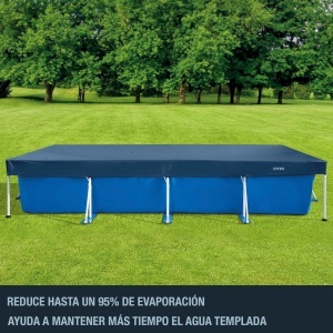 Folie pentru piscina Intex, 450 x 220 x 20 cm, culoare albastra - Img 5