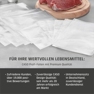 Folie vacuum CASO Profi Set 5 BPA-Free 150um pentru Sous Vide si congelare - Img 9