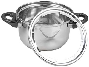 Fondue electric Melissa 16310230 pentru 8 persoane, 2 litri, 1200W, inox alb - Img 5