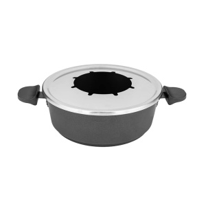 Fondue Set Gastroback 42566 Rotativ 8 Recipiente Inox Reglaj Temperatura 1000W NegruArgintiu - Img 6