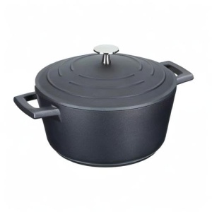Forma de copt din aluminiu MasterClass, 20 cm, 2.5 litri, negru - Img 3