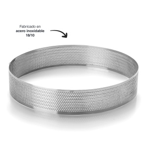 Forma de copt Lacor 68568 otel inoxidabil 1810 diametru 28 cm micro-perforata - Img 3