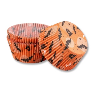 Forma de copt pentru muffins Zenker Halloween, 50 bucati, colorate, FSC
