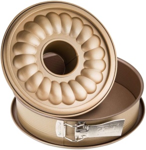 Forma de copt Zenker 7352 Mojave Gold 26 cm MahagoniGold cu baza detasabila - Img 2