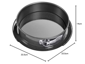 Forma de copt Zenker Deluxe cu capacitate de 28 cm, culoare negru metalic - Img 5