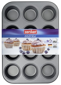 Forma pentru briose Zenker Energy 6910 12 briose Antiaderenta GriAnthracit - Img 7