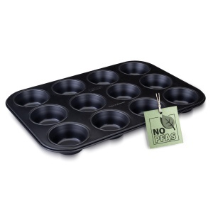 Forma pentru briose Zenker Perfect Black 12 cu antiaderenta dubla otel rezistent Made in Germany