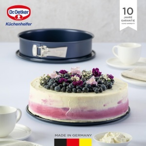 Forma pentru copt Dr Oetker Springform O 28 cm email rezistent albastru inchis margine inalta - Img 7
