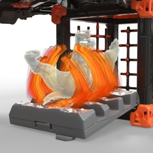 Fortareata de Lava schleich ELDRADOR 42810 83 piese pentru copii de la 6 ani - Img 5