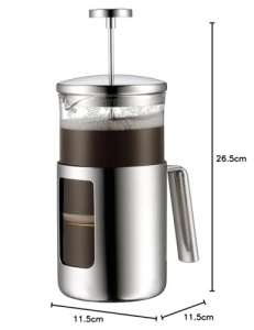 French Press WMF Kult 1L Cromargan pentru 6 cesti sticla rezistenta la caldura - Img 12