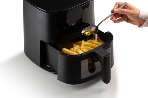 Friteuza cu aer Ariete 4633 4L, 1400 W, capacitate 4L, 9 programe, functie shake si grill, temperatura pana la 200degC, negru - Img 4