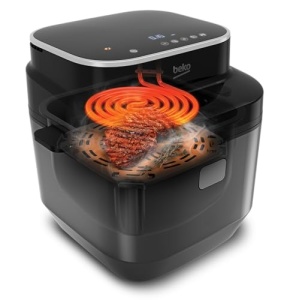 Friteuza cu aer cald Beko FRL5474B, 2570 W, 7.6 L, 8 programe automate, Negru - Img 4