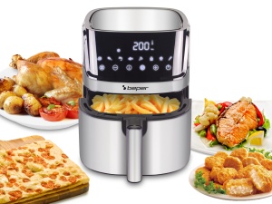 Friteuza cu aer cald Beper P101FRI070 7L Touchscreen 8 programe