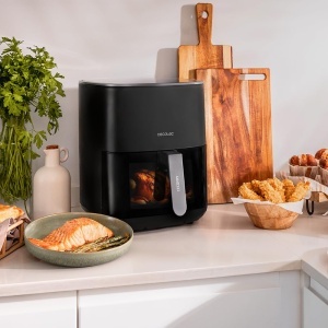 Friteuza cu aer cald Cecotec Cecofry Fantastik Window 6500 Plus 65L 1700W Tehnologie PerfectCook - Img 5