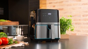 Friteuza cu aer cald Cecotec Cecofry Full InoxBlack Pro 5500, 5.5 L, 1700 W, finisaj inox - Img 4